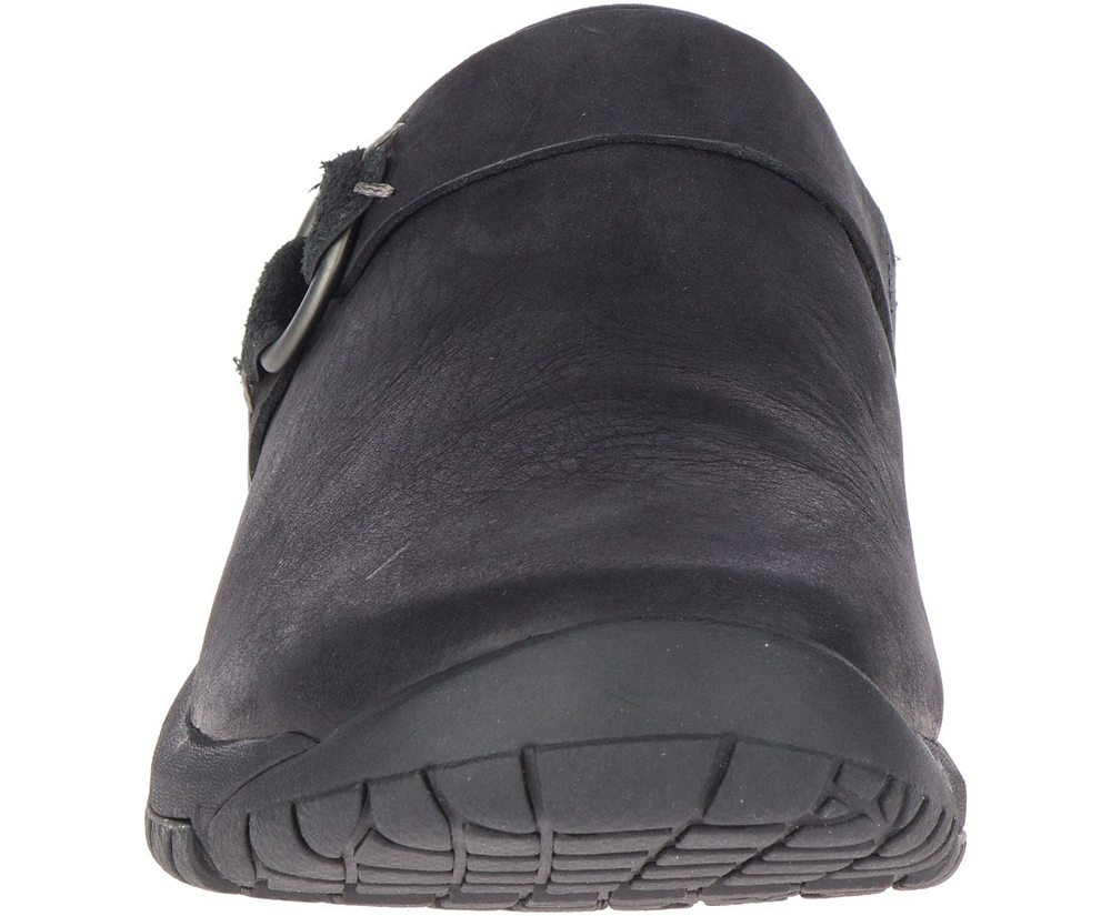 Slip On Senhora - Merrell Encore Slide 4 Couro - Pretas - JCT012567